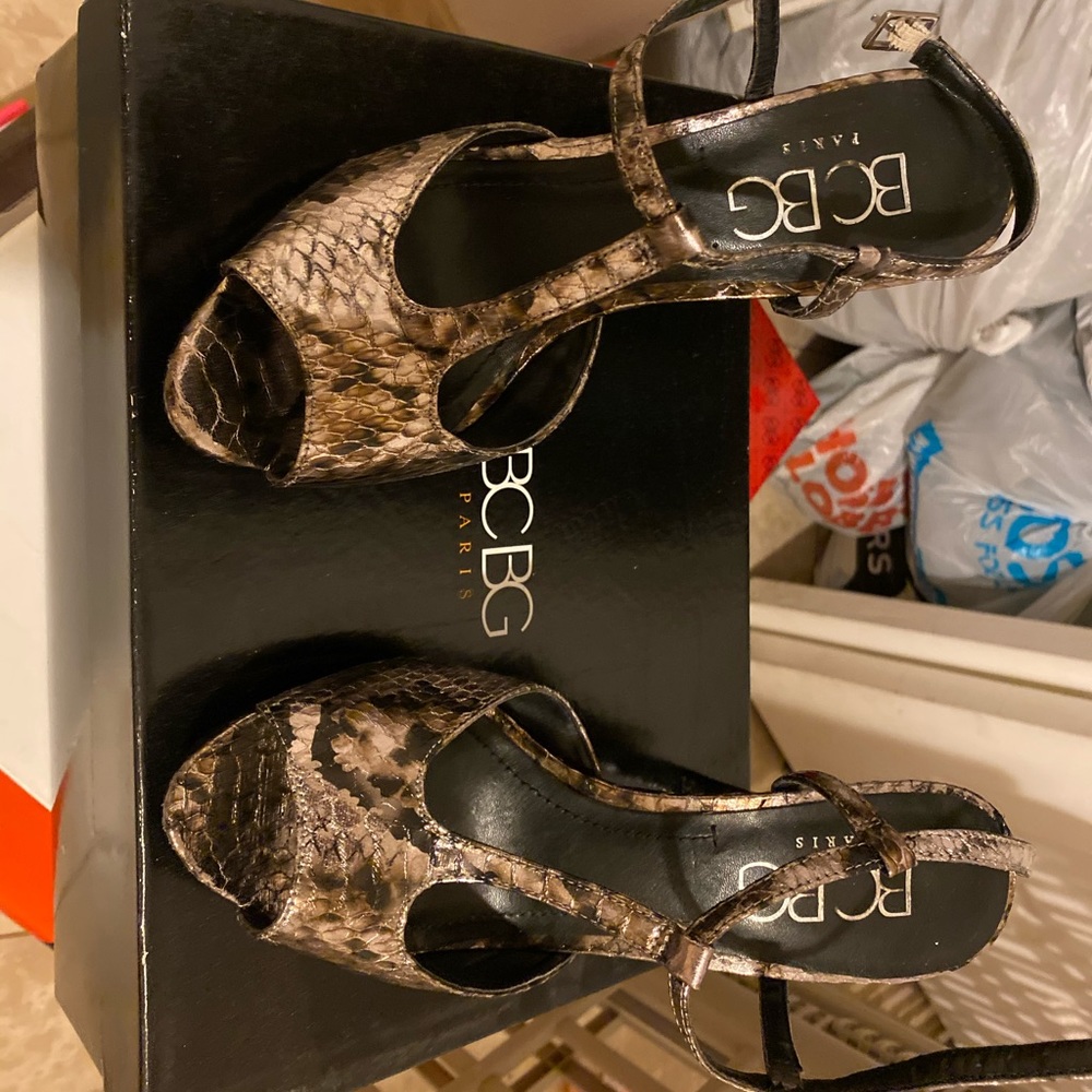 BCBG Snakeskin Heel